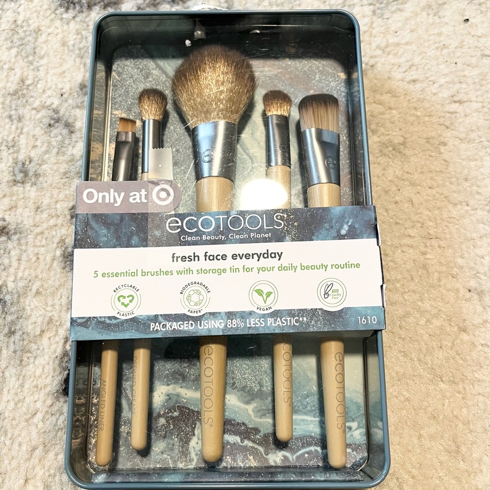 EcoTools Fresh Face Everyday Brush Set NWT